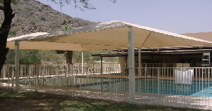 SWIMMING POOL SHADES CANOPIES CAR PARKING 